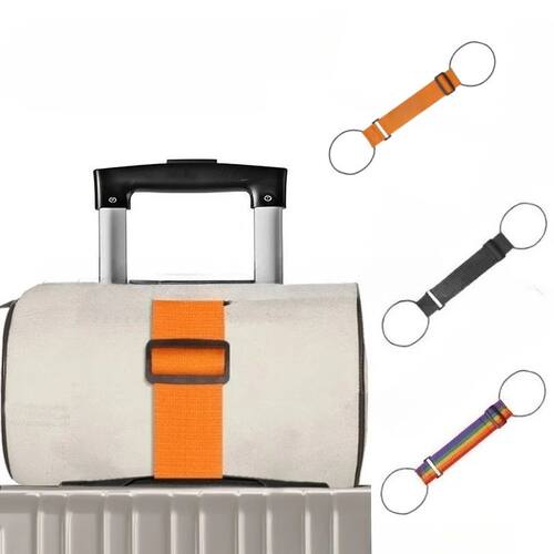 Durable Nylon Elastic Luggage Straps - Adjustable, Suitable