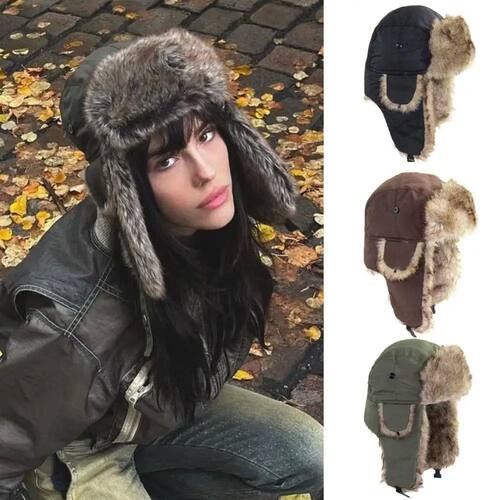 Winter Ear Protection Hat,Bird Catching Ear Mask Hat,Warm Ha