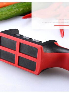 3-in-1 Manual Knife Sharpener - Ergonomic Grip Kitchen Sharp