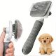 with One Bent Grooming Needle Removal Brush Hair Pet Click