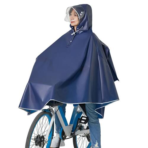 Unisex Waterproof Bike Rain Poncho - Lightweight Reusable Ho