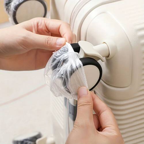 50/80pcs Luggage Wheel Covers - Dustproof Suitcase Protector