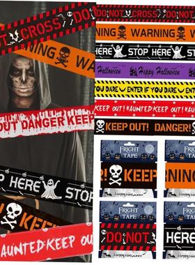 Halloween Caution Tapes Warning Safety-Tape Zombie Caution T