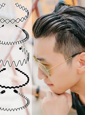 simple heart headband men's hairband headband movement wave