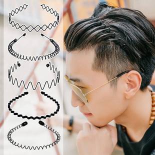 simple heart headband men's hairband headband movement wave