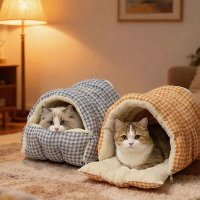 Winter Warm Cat Bed - Large Winter Sleeping Bag Suitable for
