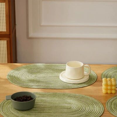 1pcs  PVC Heat-Resistant Placemats Set Waterproof Table Mats