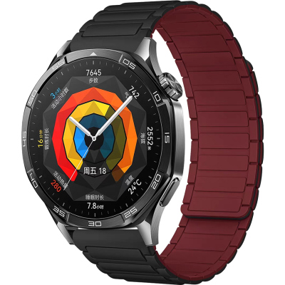 适用华为gt5手表表带gt4硅胶磁吸女生新款gt3pro可爱KTwatch5fit4