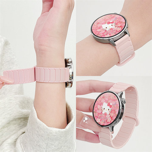 适用oppo手表x3mini表带x2mini磁吸x硅胶4pro女款watch3透气腕带