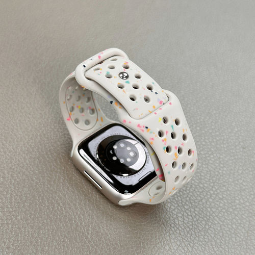 镂空彩点适用华为fit5/4手表watchfit3表带硅胶运动4pro男女高级