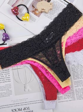 L XL XXL XXXL adjusted Sexy cozy Lace Briefs g thongs Under