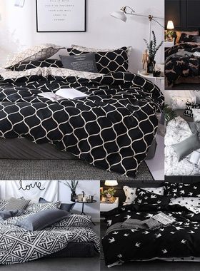 quilt duvet cover+2 pillow cases 50*70cm bedding sets 3 pcs
