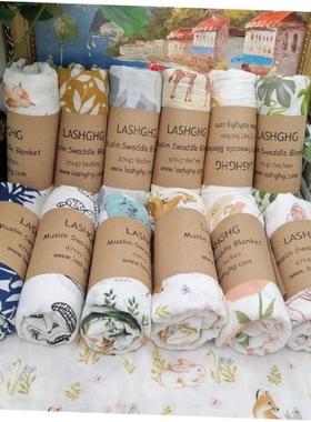 Muslin Baby Blanket 100% Cotton Swaddle Wrap For Newborn Bet