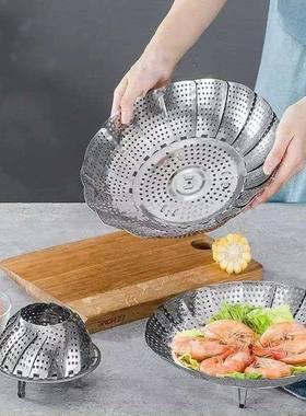 21/26/28cm Stainless Steel Food Steamer Bowl Vegetable Fruit