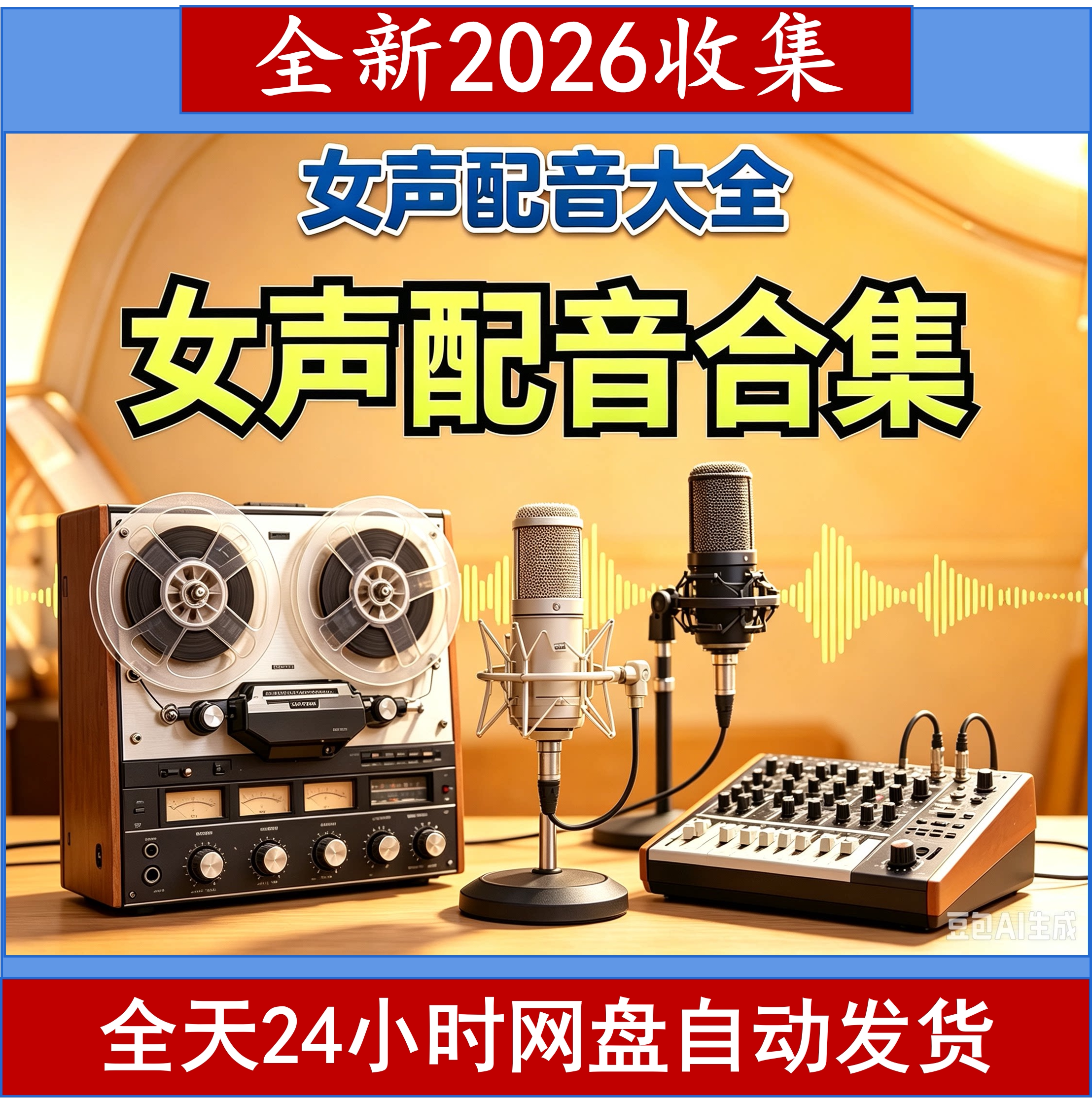女声中文有声配音合集大全 好听解压音频大全mp3