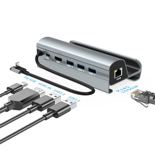 适用于ayaneo底座拓展坞usb3.0游戏机主机多功能千兆HDMI4K充电扩