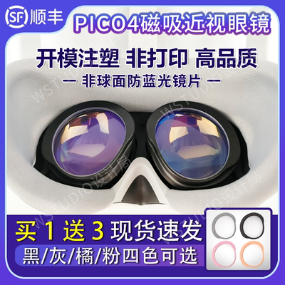 PICO4近视眼镜镜片定制防蓝光VR