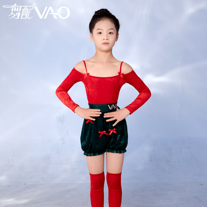 舞配女童拉丁舞表演练功套装
