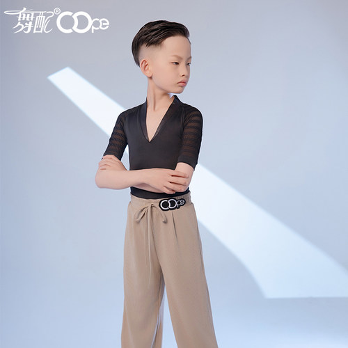 oope舞配男练功服训练服拉丁舞服