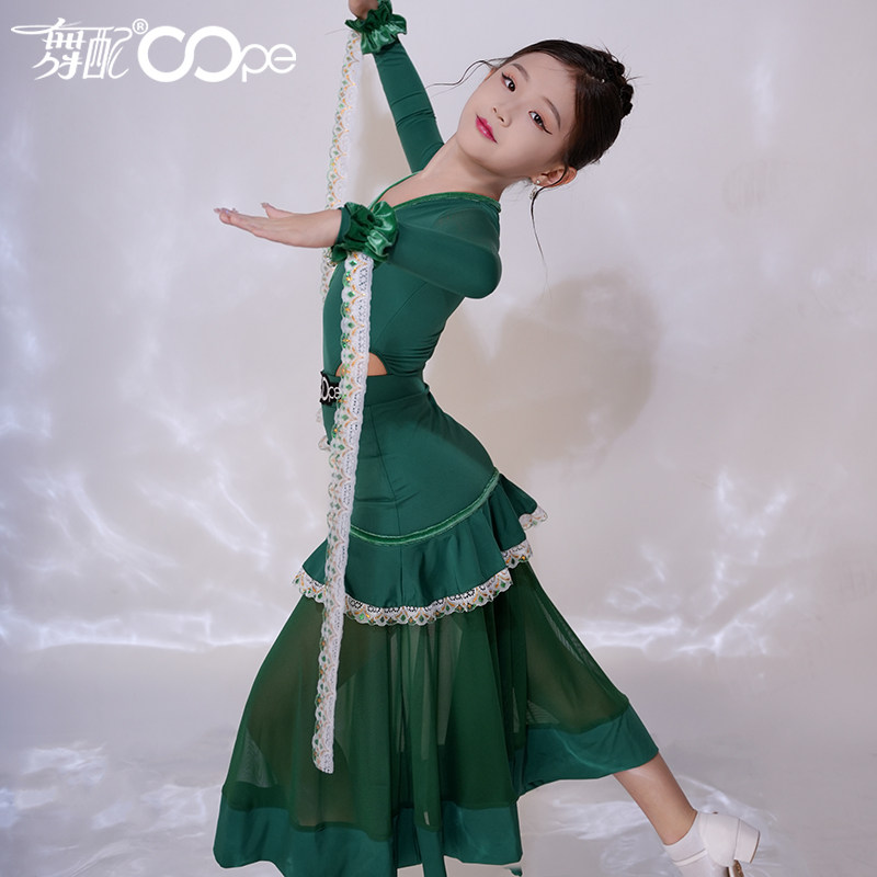 oope舞配女拉丁舞练功服摩登裙