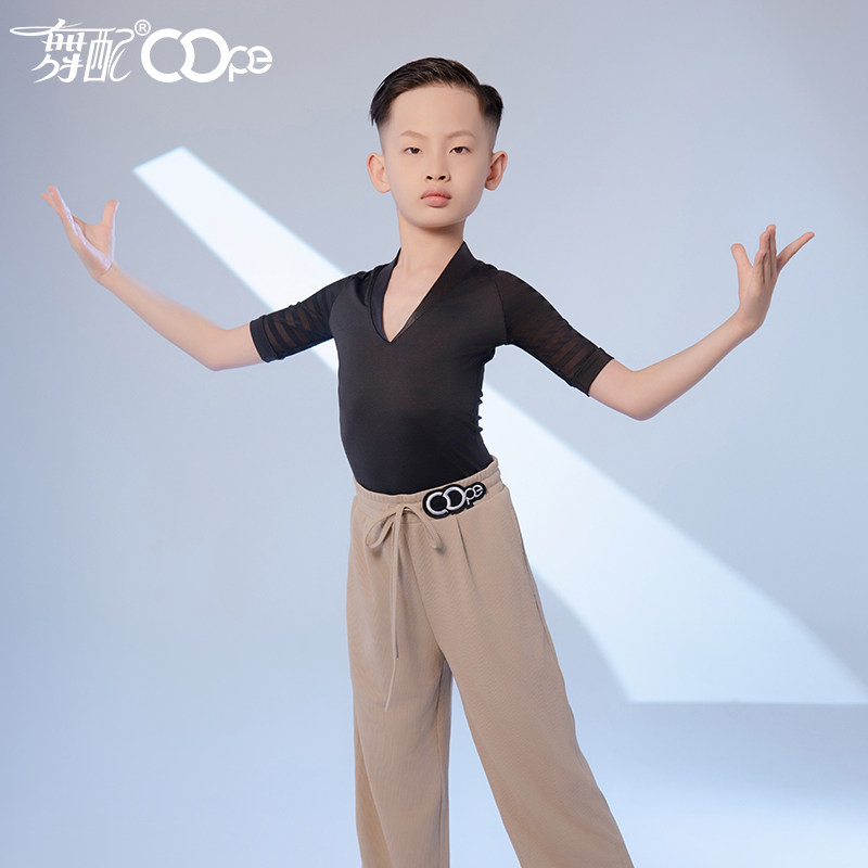 oope舞配男练功服训练服拉丁舞服