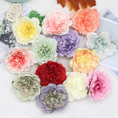 婚庆花墙布景家居装 仿真牡丹花 绢花唐风簪花diy手工头饰材料 饰