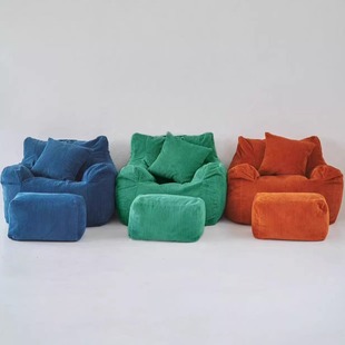 懒人沙发可睡可躺人类狗窝单人榻榻米阳台休闲儿童小豆袋创意躺椅