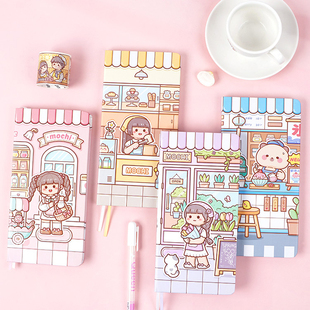 小麻薯weeks本手帐本方格内页周计划本手账本网格2022新款可爱笔