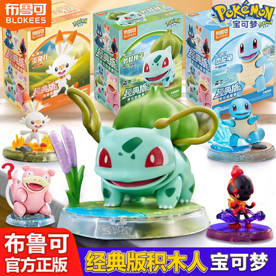 布鲁可积木人宝可梦精灵