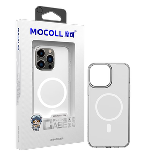 摩可Mocoll适用于苹果16手机壳磁吸水晶Ⅳ系列iPhone 15Promax磨砂14Promax超薄13PM防摔全包保护套