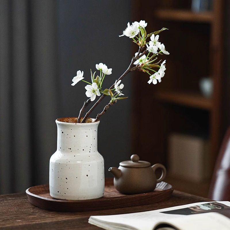 陶美集全手工中式复古禅意粗陶花瓶居家客厅桌面花瓶水培插花装饰,家居饰品,花瓶,淘宝优惠券,粉丝福利购,淘宝优惠卷