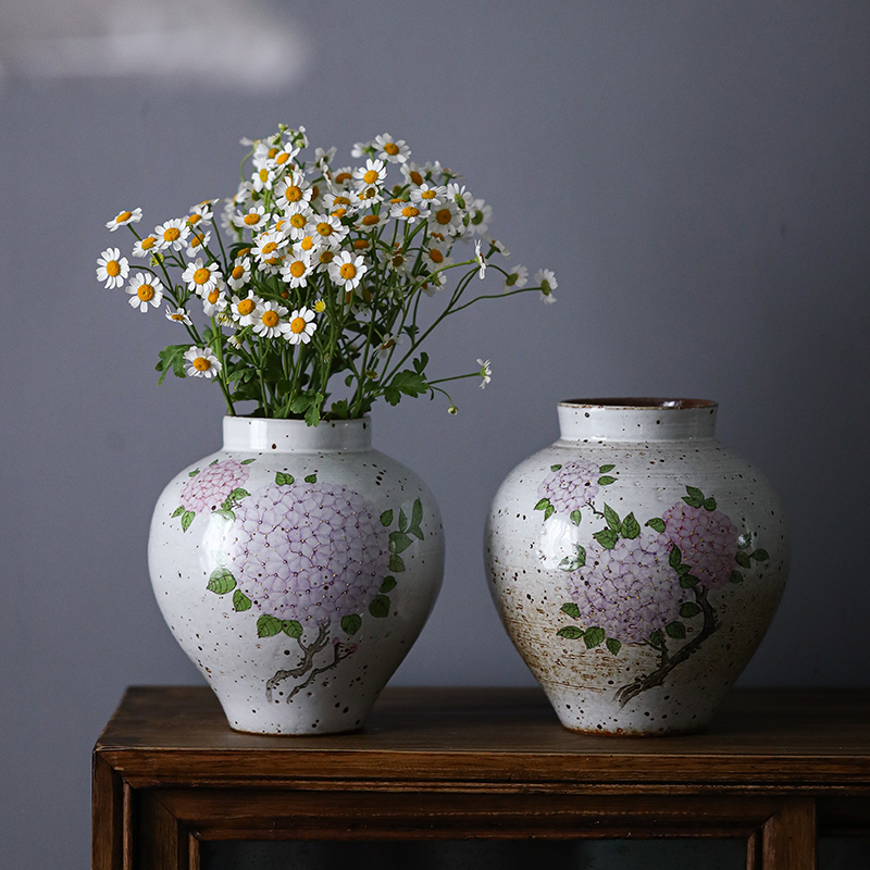 陶美集复古怀旧粗陶景德镇花瓶