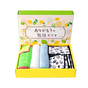ONEDAY新款 厨房清洁礼盒超细纤维抹布海绵擦等去污