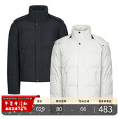 PMET「户外三防」可拆卸连帽羽绒服 90白鸭绒加厚保暖面包服外套