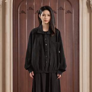 PMET「层次呼吸」假两件天丝羊毛混纺亚麻衬衫 垂坠感宽松上衣