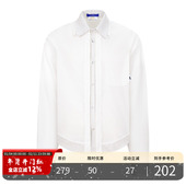 条纹拼接双领衬衫 老钱风假两件设计 一衣多穿 PMET 休闲长袖