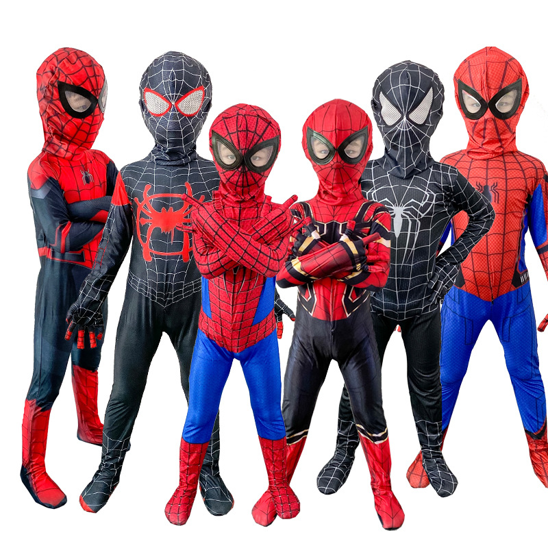 Spider-Man tights onesie Halloween costume Spider-Man 蜘蛛侠