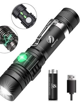 High Power Led Flashlights Zoomable Camping Torch With T6 LE