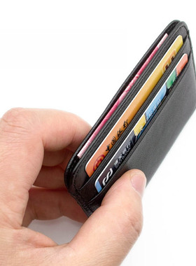 in Mini ID Credit Card Holder Small Cardholder Purse For Man