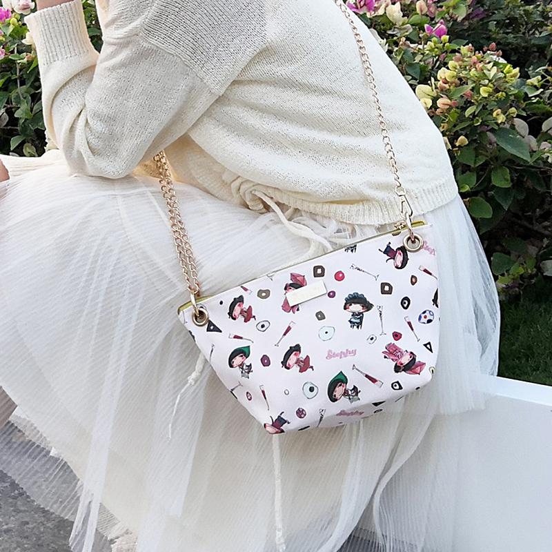 Stephy插画链条斜背包