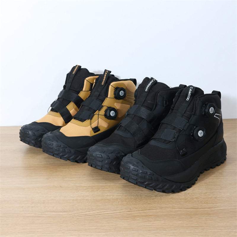 美骆世家冬季加绒高帮防滑户外徒步登山鞋抗寒保暖防泼水男女6735