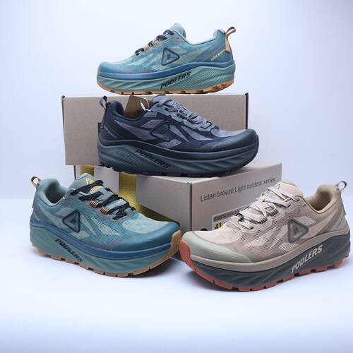 PODLERS 自留TRAIL RUNNING SHOE户外轻便透气宽楦男女运动越野跑