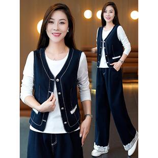 MONLOUVE休闲套装春秋2025今年新款时尚女装减龄洋气爆款早秋装阔