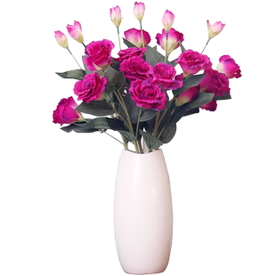 洋桔梗仿真花假花北欧风花束客厅餐桌家居装饰婚庆摄影高档假花