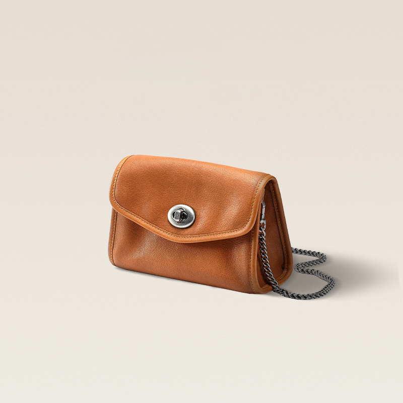 【清仓价 非质量不退换】信封包女链条斜挎包复古软皮小众包包