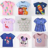 断码 纯棉儿童短袖 清仓 夏季 童装 T恤男女童宝宝夏装 洋气圆领上衣6