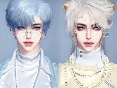 发3款 超帅成男 逆水寒手游捏脸碎梦血河铁衣素问龙呤男通用原版