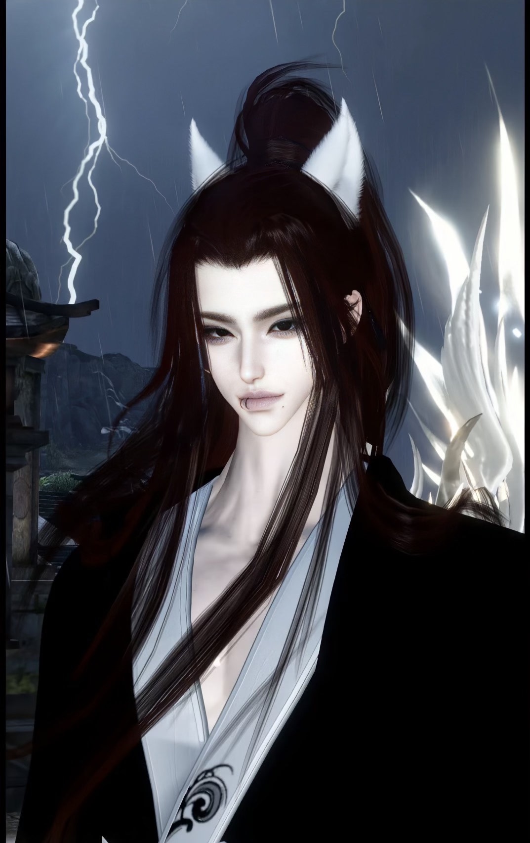 墨九|逆水寒手游捏脸数据男 全职业通用 邪魅病娇贵气捏脸 原版