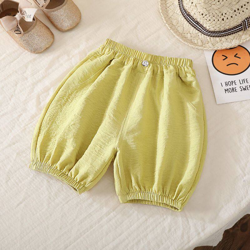 中小童儿童女童七分裤男童帅气穿搭休闲短裤宝宝百搭时尚新款装潮