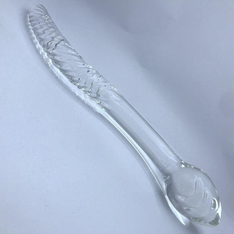 保密发货YF2569桃子头 女用器具冰火榜 水晶按摩透明玻璃 自律器